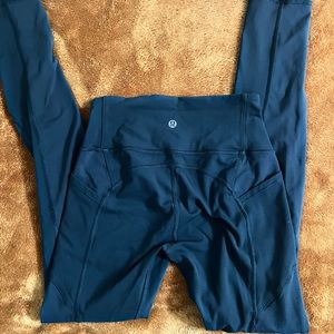 Blue lululemon leggings